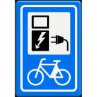 Accu elektrische fiets onderweg opladen