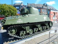 Sherman tank (Bastonge/België) / Bron: Martin Sulman