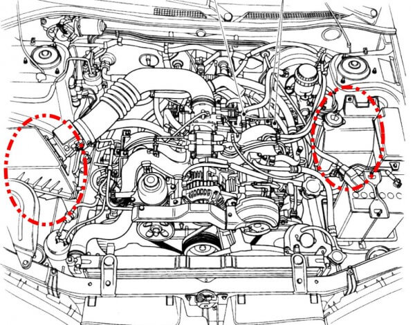filter bowl & tank / Source: Manual Legacy 1994 NV Subaru Benelux