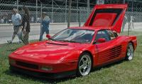 De Ferrari Testarossa: met zijn V12 boxermotor met recht een supercar / Bron: Dan Smith, Wikimedia Commons (CC BY-SA-2.0)