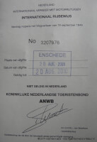 Internationaal rijbewijs / Bron: Http://geinformeerd.infoteur.nl