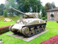 Sherman tank vooraanzicht (Vielsalm/België) / Bron: Martin Sulman