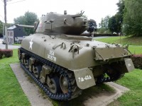 Sherman tank zijaanzicht (Vielsalm/België) / Bron: Martin Sulman